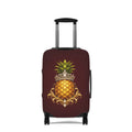 Pineapple Princess Luggage Cover — Tropical Royalty Travel Accessory