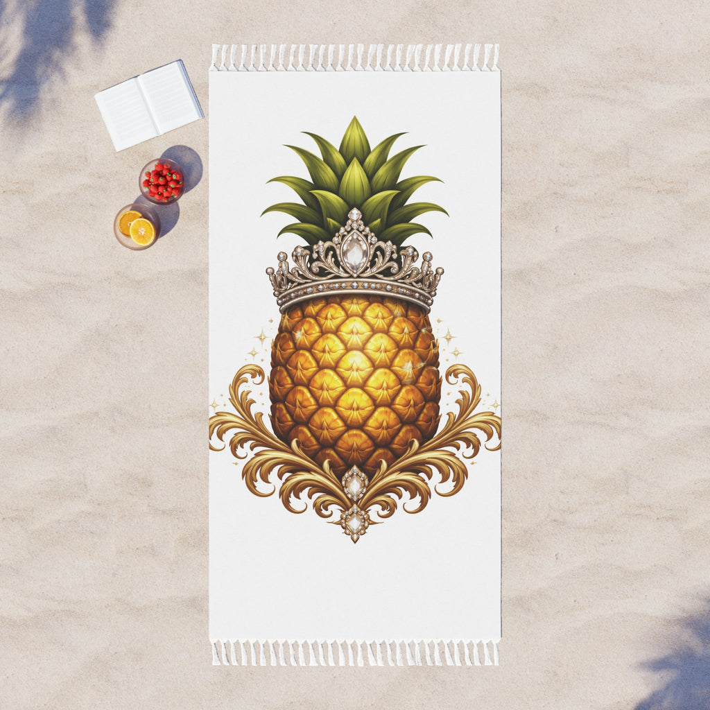 Tropical Boho Pineapple Queen Towel