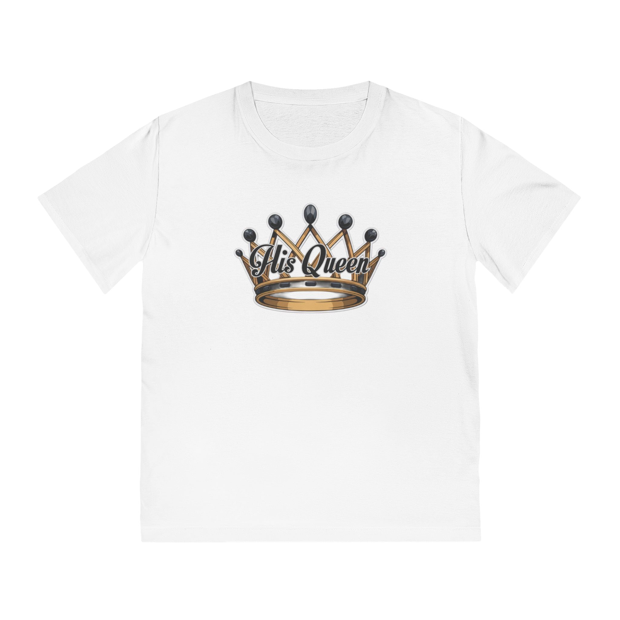 Queen Crown T-Shirt — "His Queen" Royal Graphic Tee