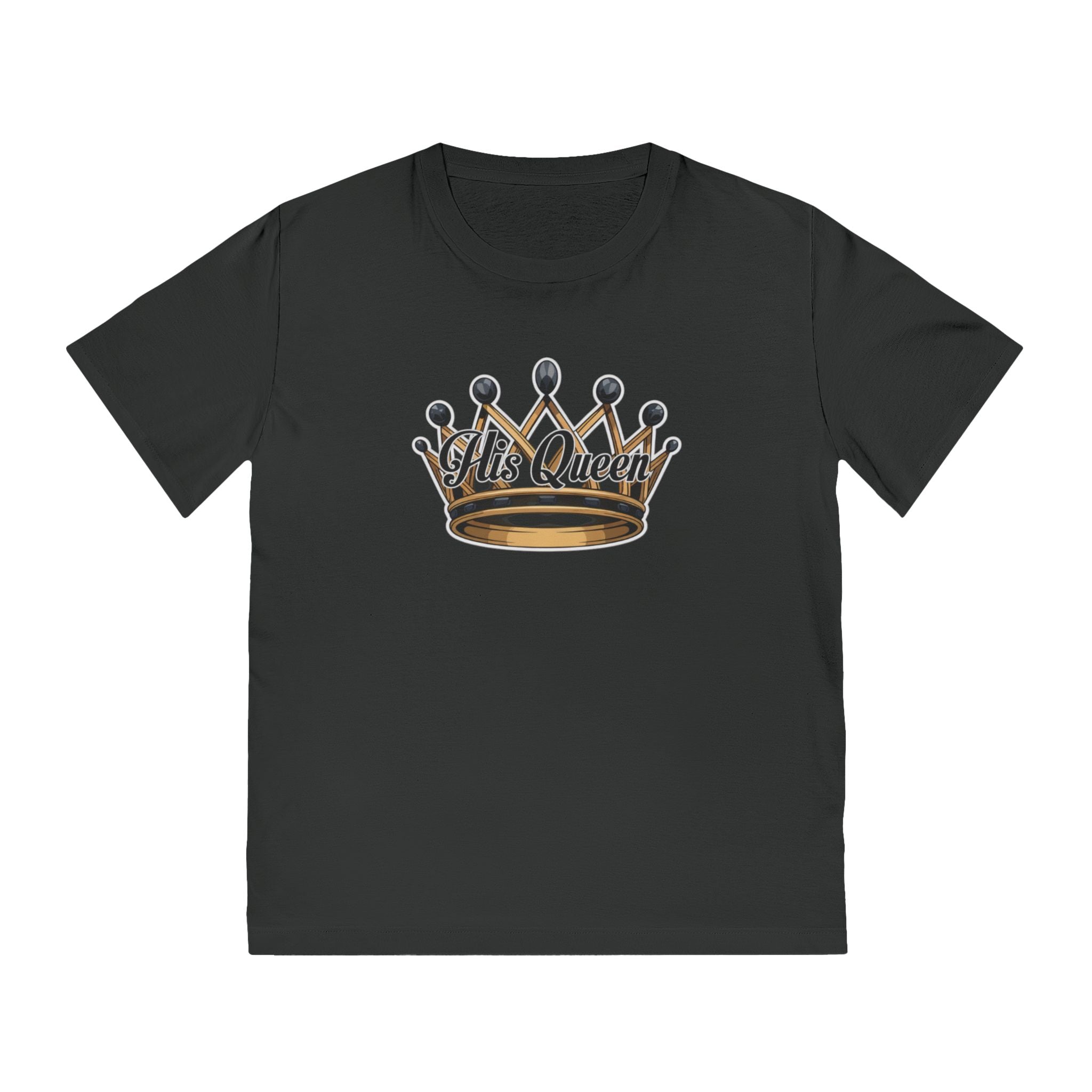 Queen Crown T-Shirt — "His Queen" Royal Graphic Tee