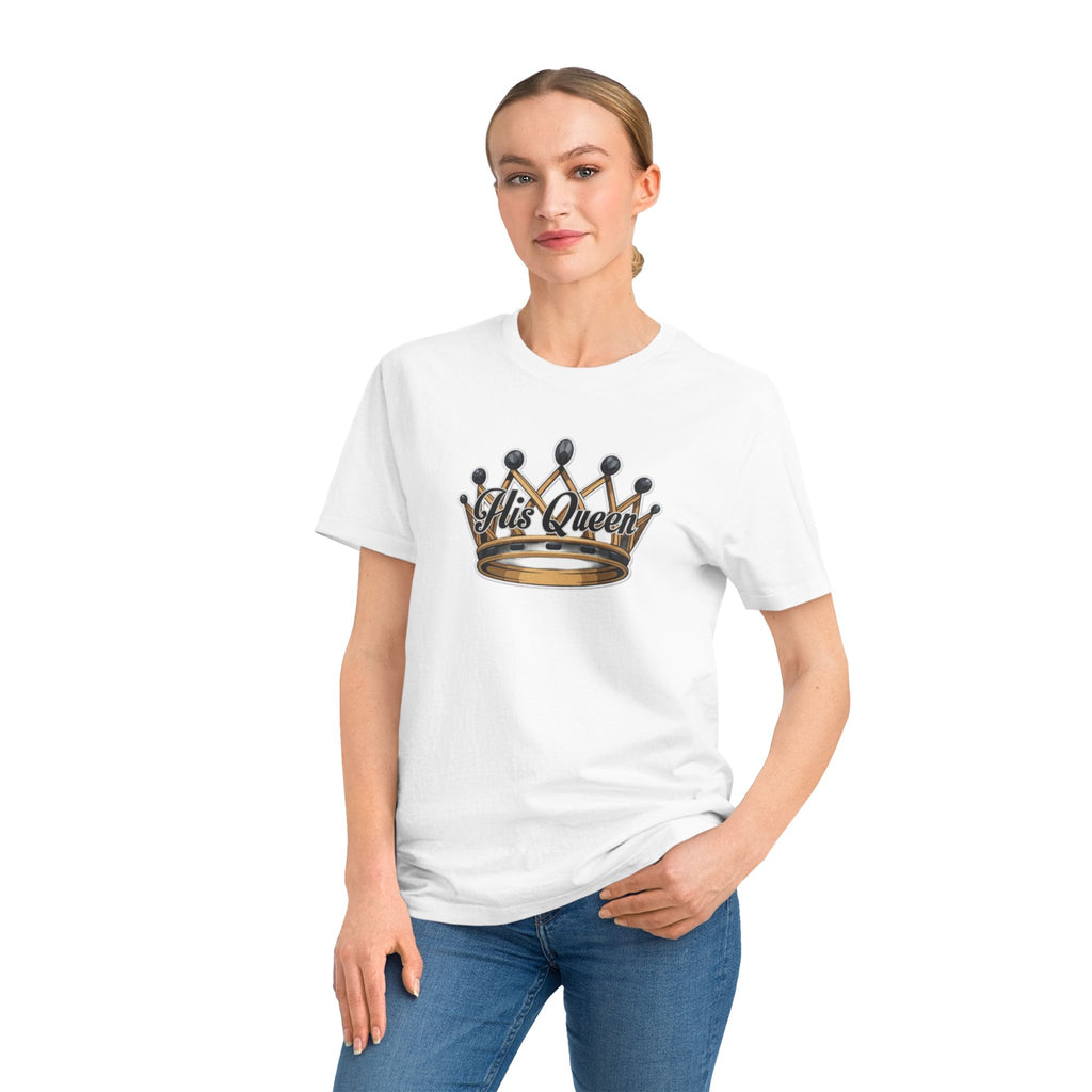 Queen Crown T-Shirt — "His Queen" Royal Graphic Tee