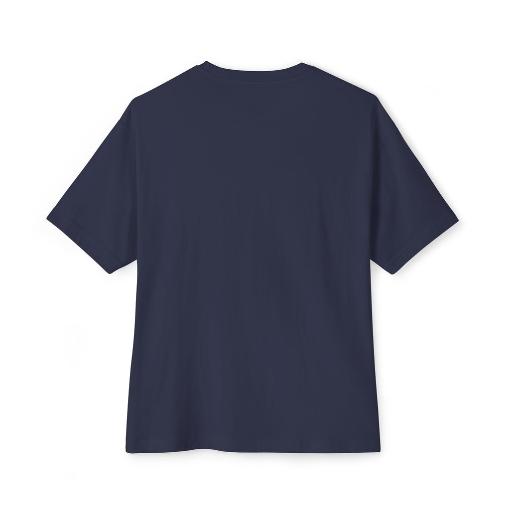 His Queen Tee — Gold Crown Graphic Oversized Boxy Shirt