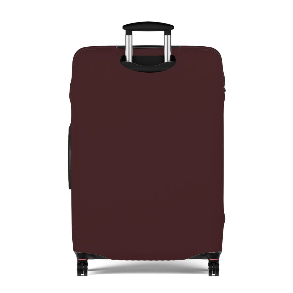 Pineapple Princess Luggage Cover — Tropical Royalty Travel Accessory