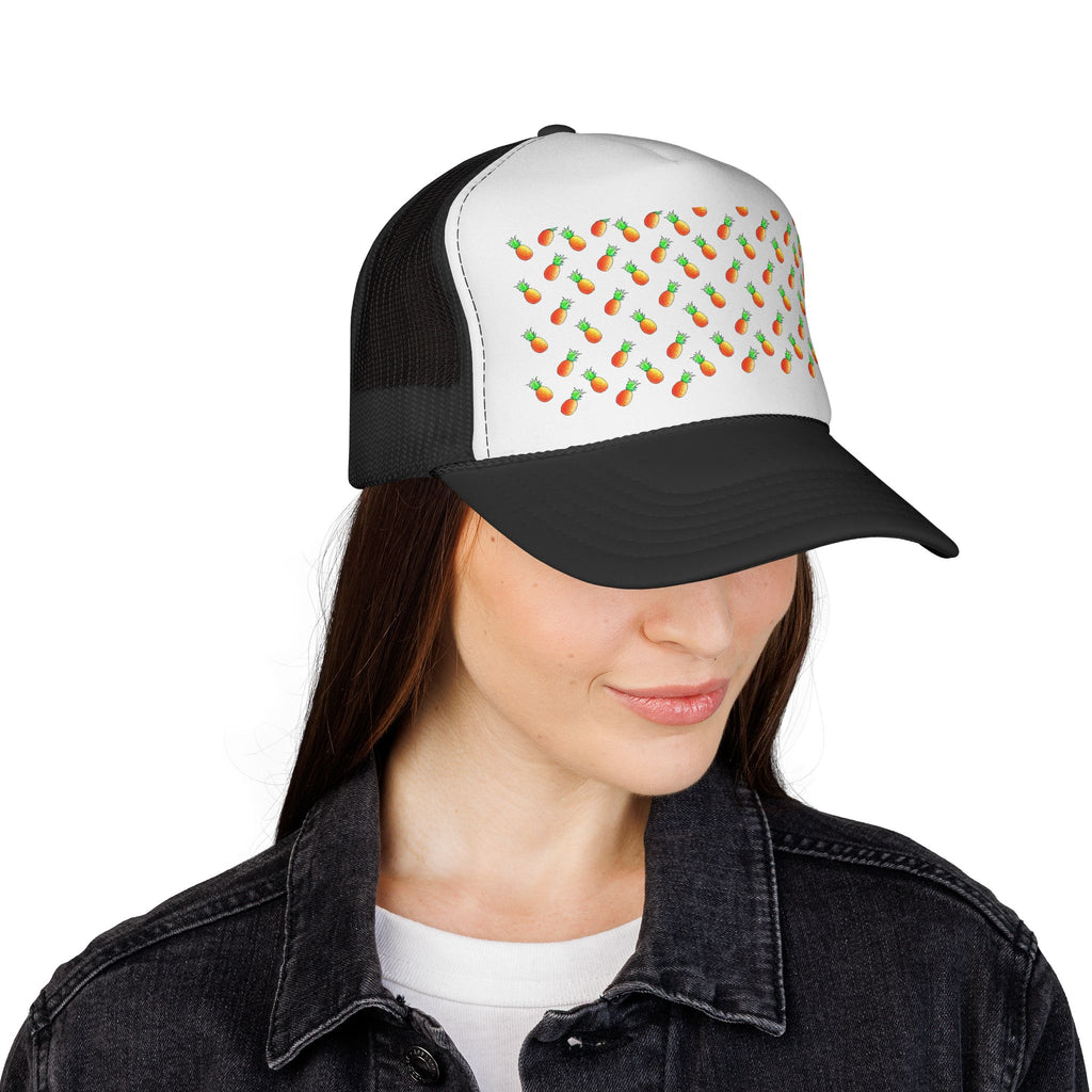 summer pineapple trucker hat