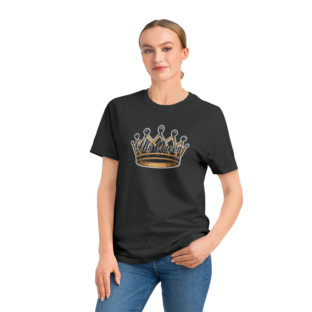 Queen Crown T-Shirt — "His Queen" Royal Graphic Tee