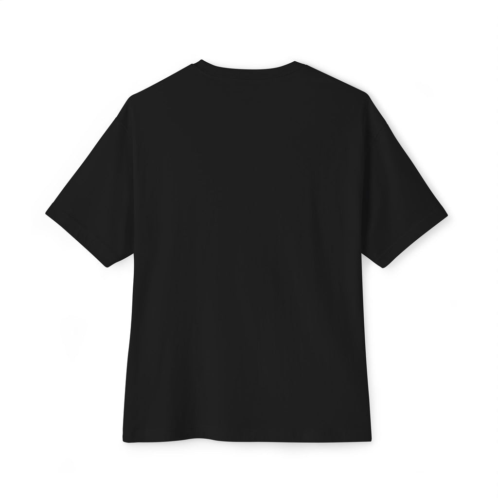 His Queen Tee — Gold Crown Graphic Oversized Boxy Shirt