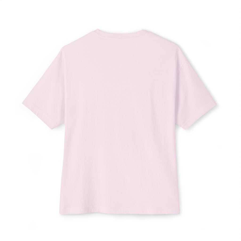 His Queen Tee — Gold Crown Graphic Oversized Boxy Shirt