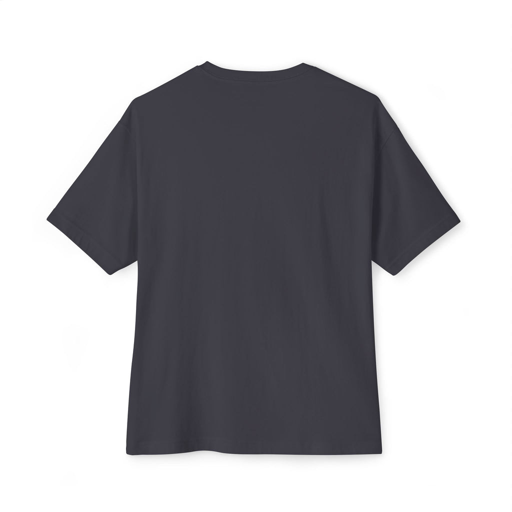 His Queen Tee — Gold Crown Graphic Oversized Boxy Shirt